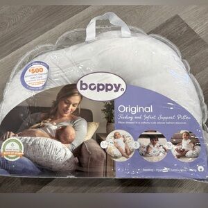 Boppy White Nursing and Pregnancy Pillow